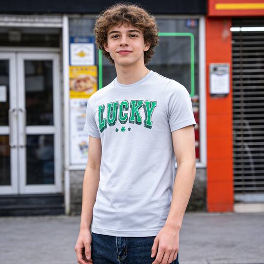 Lucky St. Patrick's Day Adult T-Shirt by Celebrate It